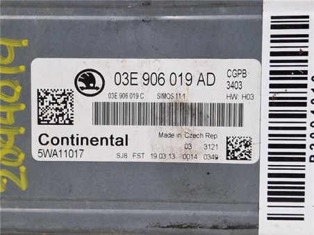 Centralita Skoda Fabia  1 2 16V