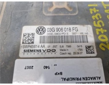 Centralita Volkswagen Passat Berlina  2 0 TDI 16V