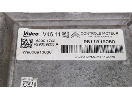 Centralita Citroen C-Elysée  1 2 Feel [1 2 Ltr  - 60 kW 12V VTi / PureTech]