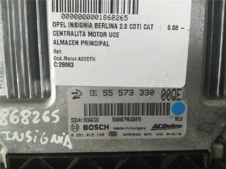 Centralita Opel INSIGNIA BERLINA 2 0 CDTI 