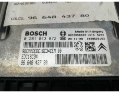 Centralita Citroen C4 BERLINA 1 6 16V HDi 