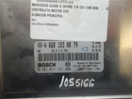 Centralita MERCEDES CLASE A 1 7 CDI D 