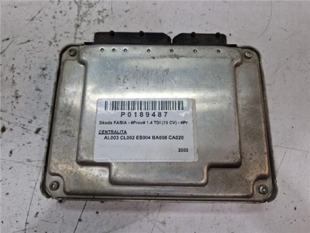 Centralita Skoda FABIA 1 4 TDI 