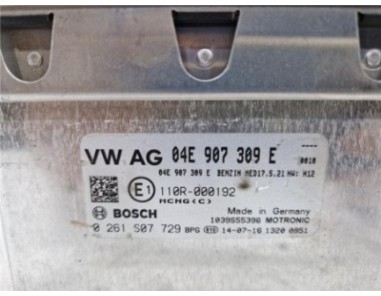 Centralita Seat Leon  1 4 Reference [1 4 Ltr  - 81 kW TGI bivalent  Gasolina / GNC]