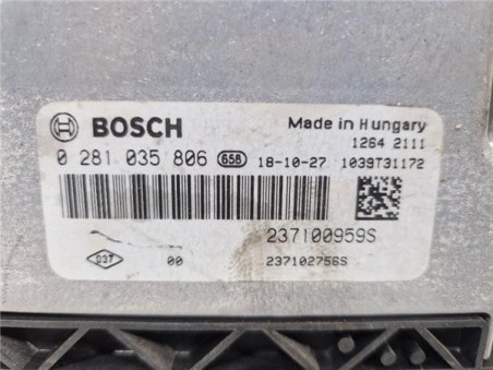 Centralita Renault Captur I  1 5 Dynamique [1 5 Ltr  - 66 kW dCi Diesel FAP Energy]