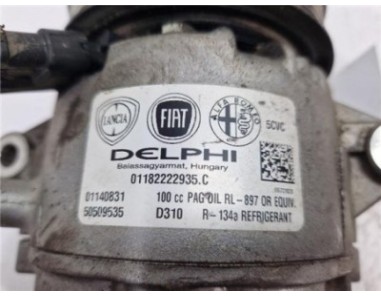 Compresor Aire Acondicionado Alfa Romeo Giulietta  2 0 Distinctive [2 0 Ltr  - 103 kW JTDM]