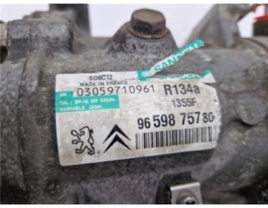 Compresor Aire Acondicionado Citroen C4 Berlina  1 6 HDi