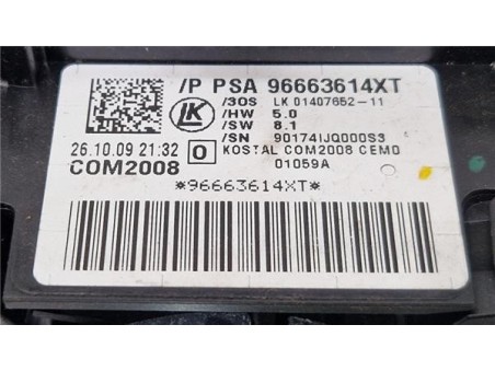 Mando Intermitencia Peugeot 3008  1 6 Premium [1 6 Ltr  - 80 kW HDi FAP CAT ]