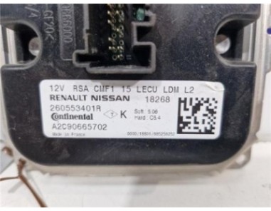 Centralita Luces Renault Captur I  1 5 Dynamique [1 5 Ltr  - 66 kW dCi Diesel FAP Energy]