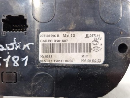 Mandos Climatizador Renault Captur I  0 9 Dynamique [0 9 Ltr  - 66 kW TCE Energy]