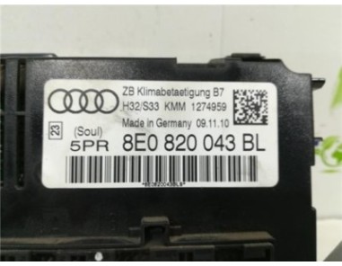 Mandos Climatizador Seat Exeo ST  2 0 Reference [2 0 Ltr  - 105 kW TDI]