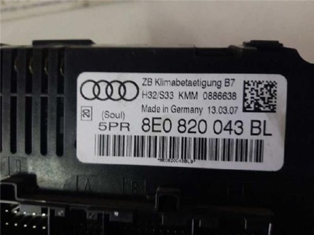 Mandos Climatizador Audi A4 AVANT 2 0 TDI 
