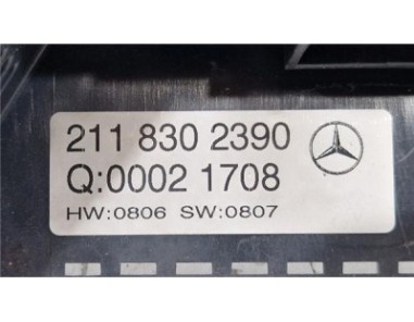 Mandos Climatizador Mercedes-Benz Clase E  Berlina  2 2 E 220 CDI  [2 2 Ltr  - 125 kW CDI CAT]