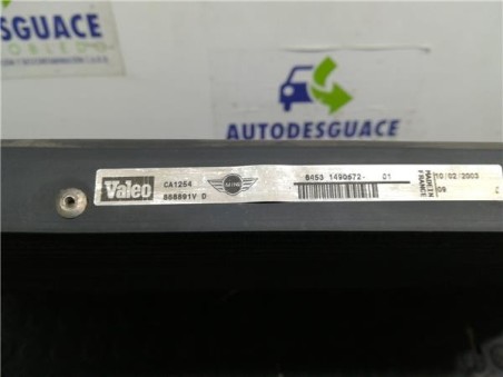 Radiador Aire Acondicionado BMW MINI 1 6 16V 