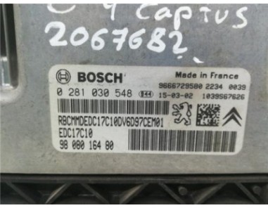 Centralita Citroen C4 Cactus  1 6 Feel [1 6 Ltr  - 68 kW e-HDi FAP]