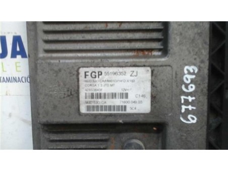 Centralita Opel CORSA C 1 3 16V CDTI 