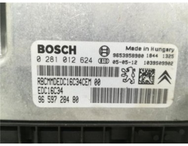 Centralita Citroen C5 Berlina  1 6 Premier  [1 6 Ltr  - 80 kW HDi CAT ]