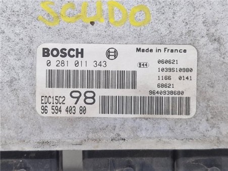 Centralita Fiat SCUDO Furgón  2 0 JTD