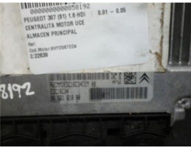 Centralita Peugeot 307 1 6 HDi 