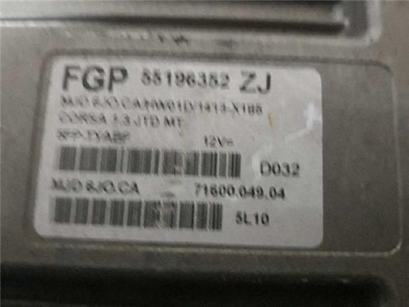 Centralita Opel CORSA C 1 3 16V CDTI 