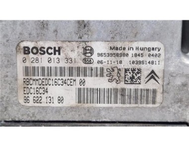 Centralita Peugeot 207 CC Cabrio-Coupé  1 6 Sport [1 6 Ltr  - 80 kW HDi FAP CAT ]