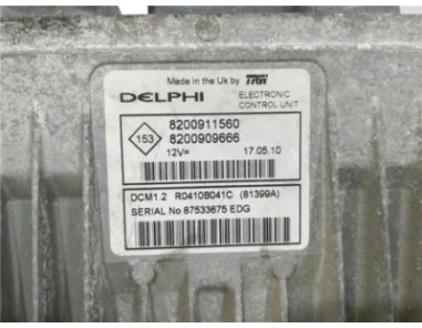 Centralita Renault Modus I  1 5 dCi 