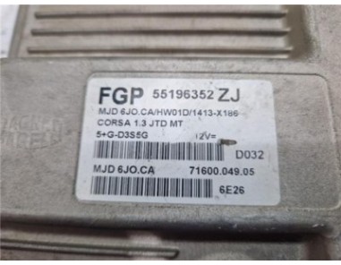 Centralita Opel CORSA C 1 3 16V CDTI 