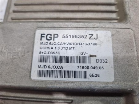 Centralita Opel CORSA C 1 3 16V CDTI 