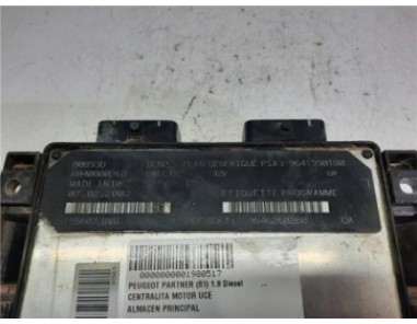 Centralita Peugeot PARTNER 1 9 D 