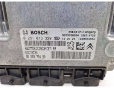 Centralita Citroen Berlingo Furgón  1 6 HDi 110