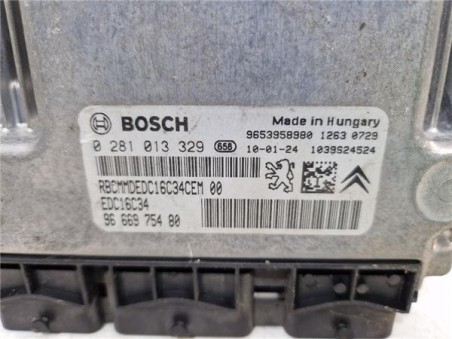 Centralita Citroen Berlingo Furgón  1 6 HDi 110