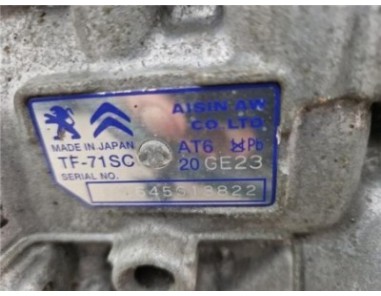 Caja Cambios Automatica Citroen C4 PICASSO 1 6 Blue-HDI FAP 