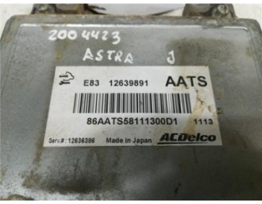 Centralita Opel Astra J Berlina 5p  1 6 Cosmo [1 6 Ltr  - 85 kW 16V]