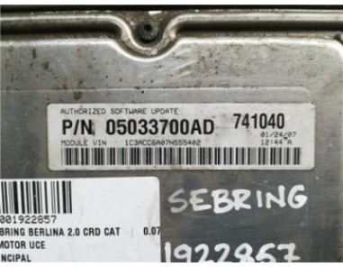 Centralita Chrysler SEBRING BERLINA 2 0 CRD 