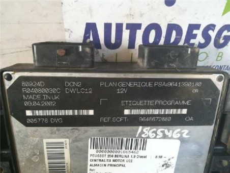Centralita Peugeot 206 BERLINA 1 9 D 