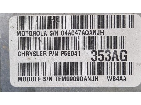 Centralita Jeep Grand Cherokee  3 1 TD Laredo [3 1 Ltr  - 103 kW TD CAT]
