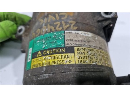 Compresor Aire Acondicionado Honda CIVIC VI Hatchback  1 7 CTDi