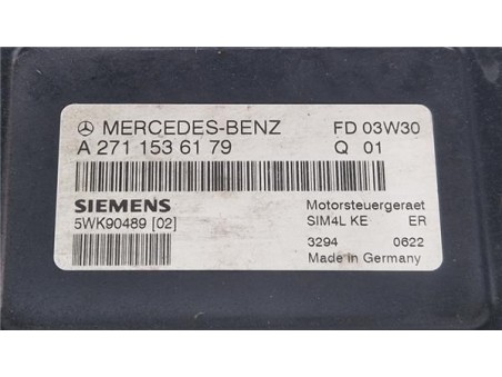 Centralita Mercedes-Benz Clase C  Sportcoupe  1 8 C 180 Compressor  [1 8 Ltr  - 105 kW CAT]