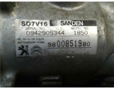 Compresor Aire Acondicionado Fiat SCUDO COMBI 1 6 JTDM 