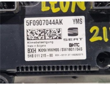 Mandos Climatizador Seat Leon  1 6 Reference [1 6 Ltr  - 85 kW TDI]