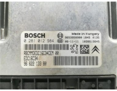 Centralita Peugeot 407 1 6 HDi FAP  Centralita Peugeot 407 1 6 HDi FAP