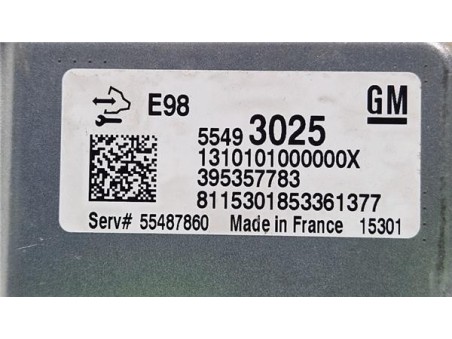 Centralita Opel Astra K Berlina 5p  1 6 Business [1 6 Ltr  - 81 kW CDTI DPF]