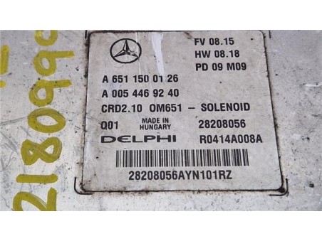 Centralita Mercedes-Benz Clase E  Lim   2 1 E 200 CDI BE Dynamic Edition  [2 1 Ltr  - 100 kW CDI CAT]