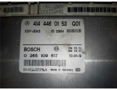 Centralita MERCEDES VANEO  FURGONETA COMPACTA 1 6 