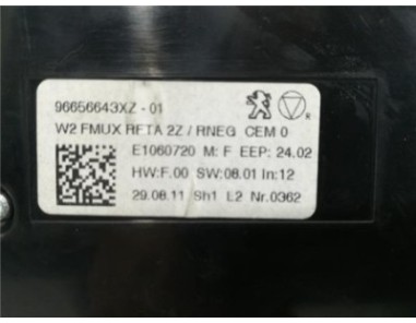 Mandos Climatizador Peugeot 508 SW  1 6 Access [1 6 Ltr  - 88 kW 16V]