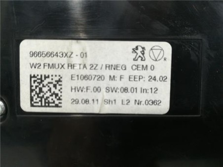 Mandos Climatizador Peugeot 508 SW  1 6 Access [1 6 Ltr  - 88 kW 16V]