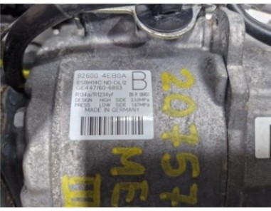 Compresor Aire Acondicionado Renault Megane III Coupe  1 2 Dynamique [1 2 Ltr  - 85 kW 16V TCE]