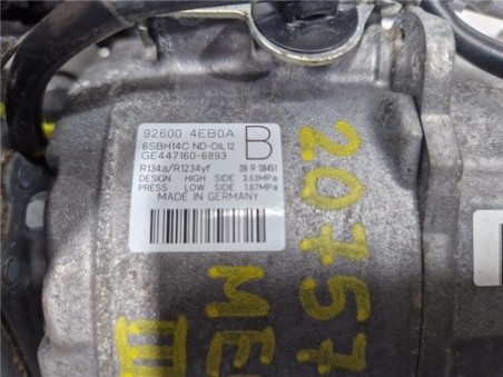 Compresor Aire Acondicionado Renault Megane III Coupe  1 2 Dynamique [1 2 Ltr  - 85 kW 16V TCE]