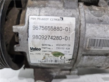 Compresor Aire Acondicionado Peugeot 308  1 6 Access [1 6 Ltr  - 68 kW HDi FAP]