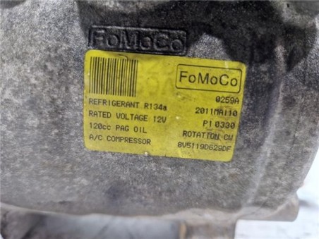 Compresor Aire Acondicionado Ford Fiesta  1 4 Ambiente [1 4 Ltr  - 51 kW TDCi CAT]